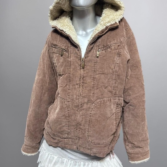 Jackets & Blazers - ❌SOLD❌ Y2K Brown Corduroy Lightweight Jacket